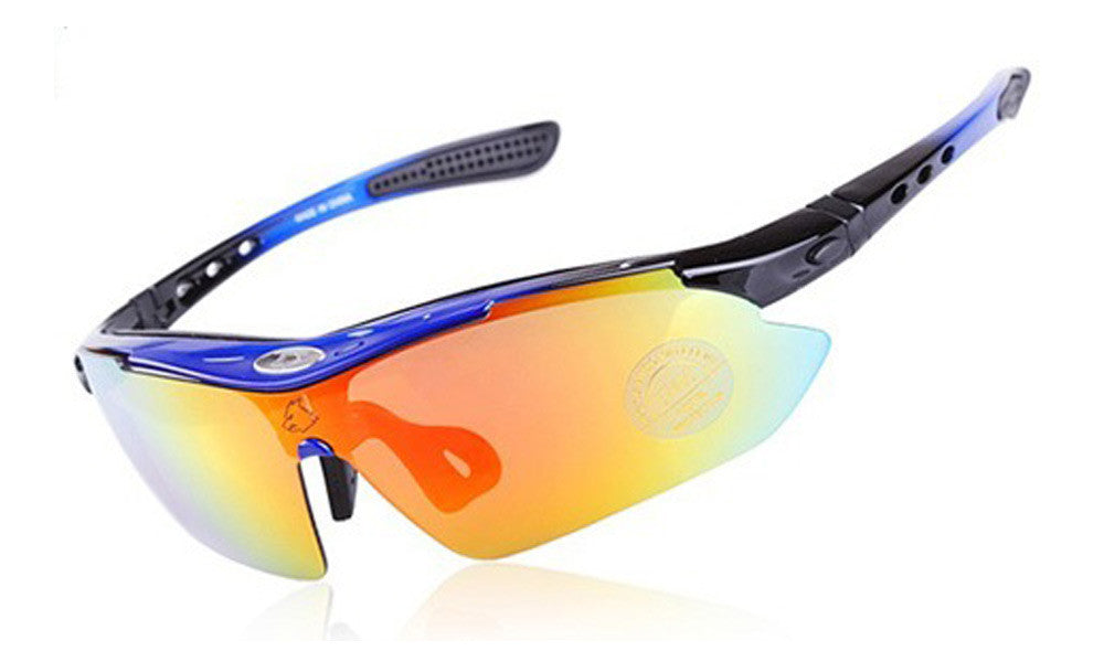 Assorted Colors Polycarbonate Polarized Sport Sunglasses Men (Pack